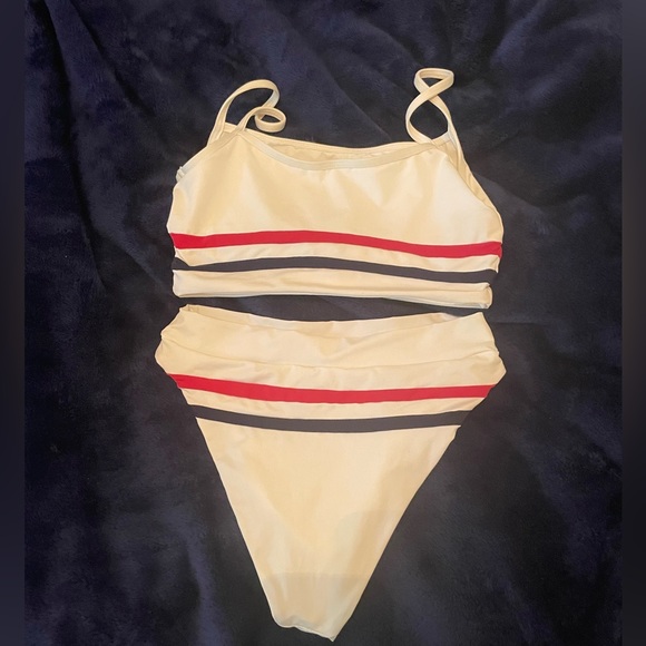 COPY - Lspace red white and blue bikini - Picture 2 of 6